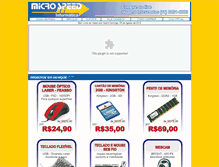 Tablet Screenshot of microspeed.com.br